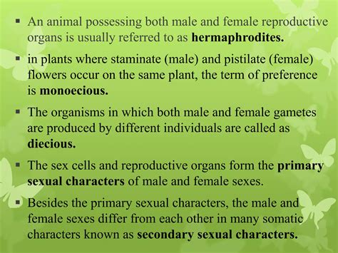Sex Determination Chromosomal Theory Of Sex Determination Pptx