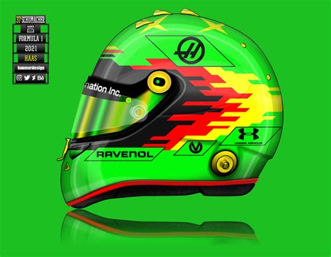 Mick Schumacher Helmet 20201 by hanmer on DeviantArt