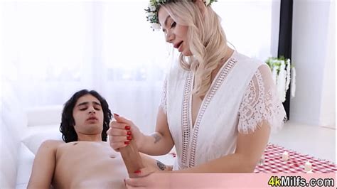 Blonde Stepmom Showing Me Her Special Mantra Handjob Technique Xxx Mobile Porno Videos