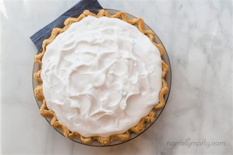 Vegan Lemon Meringue Pie — Best Lemon Filling Recipe! - Namely Marly