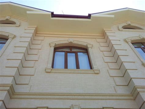 Жидкий травертин для фасада - 45 фото