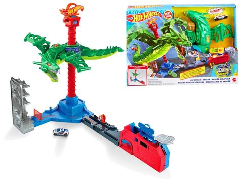 Hot Wheels Atak Smoka Zestaw z Napędem Auta GJL13