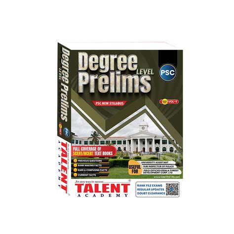 Degree Level Preliminary Exam Rank File Talent Academy