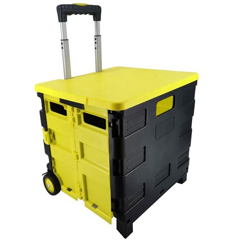 wheel folding trolley cart universal wheel shopping carthandle