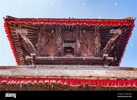 Jagannath Temple In Hanuman Dhoka Kathmandu Durbar Square After The