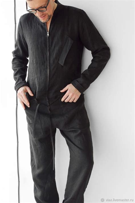 Мужской комбинезон из 100% льна (льняной) в интернет-магазине на ...