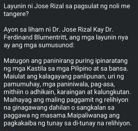 Sa Layunin Ng Pagsulat Ng Nobela Ano Ang Tinutukoy Ni Rizal Na | Hot ...