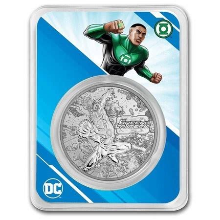 Dollar Dc Comics Green Lantern Samoa Coincard Oz Silber