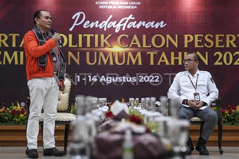 PENDAFTARAN PARTAI POLITIK PESERTA PEMILU 2024 ANTARA Foto