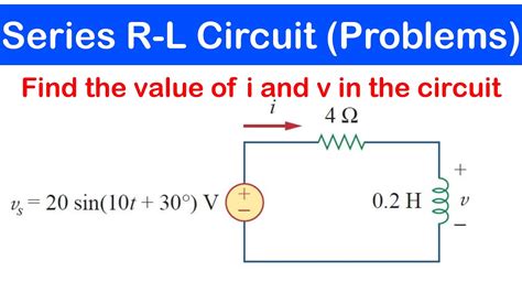 Series Rl Circuits With Solved Examples Solving Ac Circuit