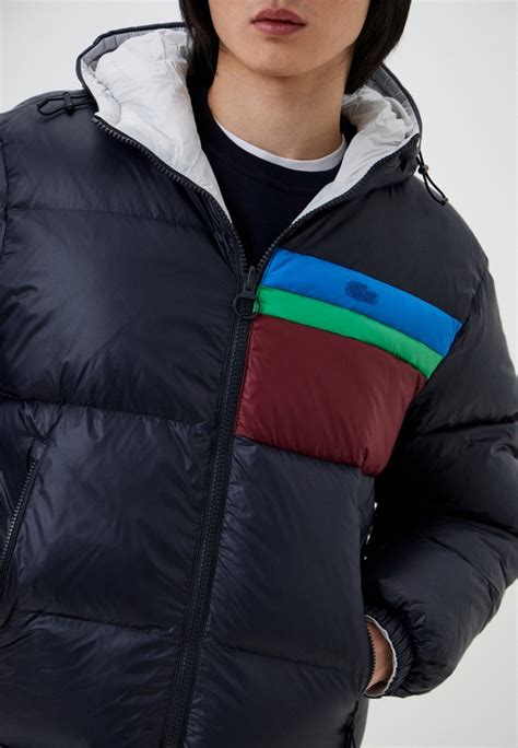 Пуховик Lacoste двусторонний , цвет: белый, MP002XM0VG2S — купить в ...