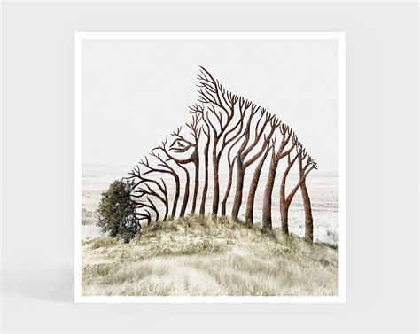 Art Print: Zebra Tree Optical Illusion Wall Decor Cute - Etsy