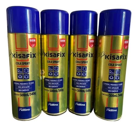 Cola Spray De Contato Aerosol Kisafix Ml Pe As Parcelamento Sem