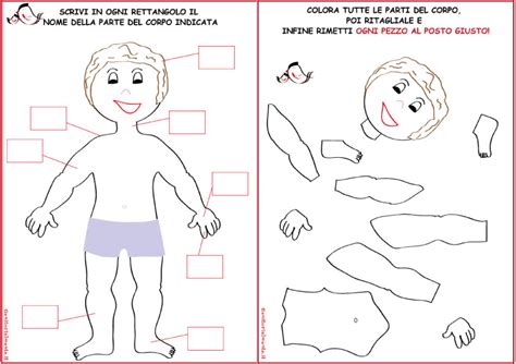 Disegni Da Colorare Corpo Umano Per Bambini