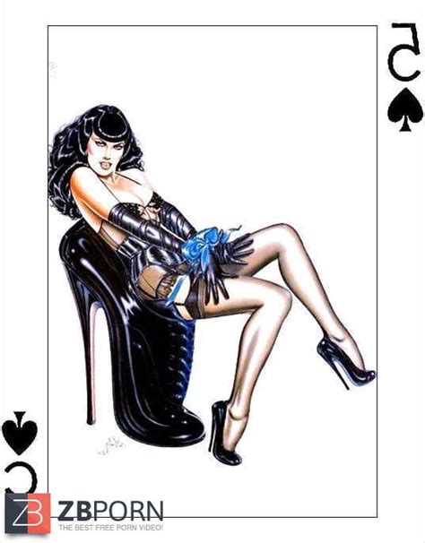 Erotic Playing Cards Six Betty Page For Zb Porn