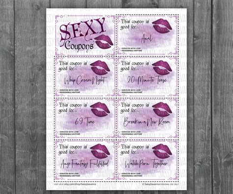 Sexy Coupon Book Naughty Coupons Sex Coupons Adult Games Etsy