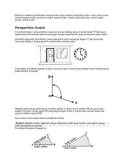 Macam Macam Contoh Sudut Tumpul Dalam Kehidupan Sehari Hari – Berbagai Contoh