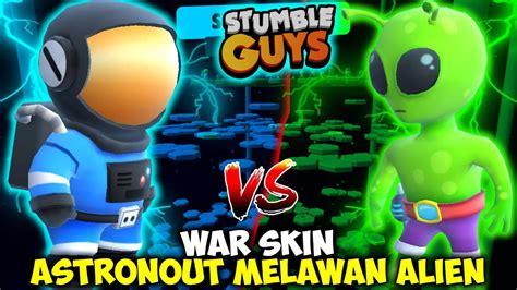 War Skin Astronot Melawan Alien Stumble Guys Shorts Liveshorts