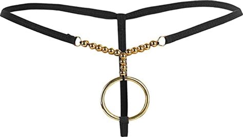 Buy NIMRA FASHION Mens Low Rise Metal O Rings T Back G String Bikini