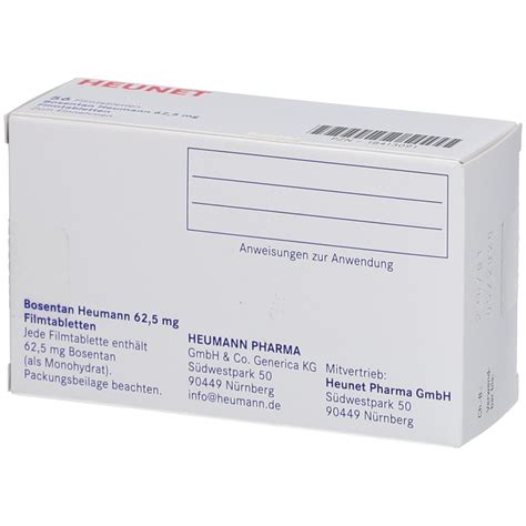 Bosentan Heumann Mg Filmtabletten Heunet St Mit Dem E Rezept