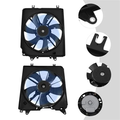 For Honda Crv L Radiator Engine Cooling Fan Left Right