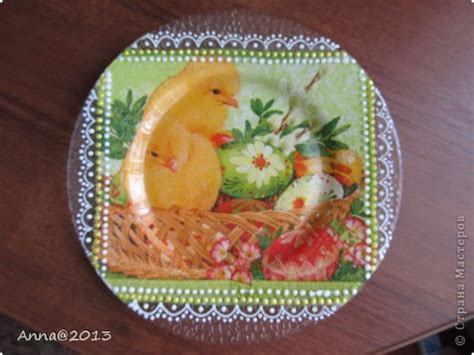 Тарелочки к Пасхе | Страна Мастеров