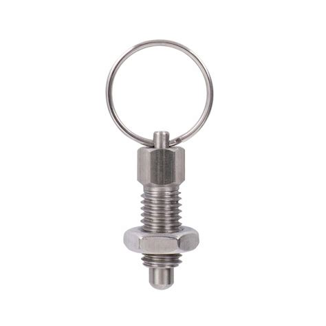 Galvanized Steel Spring Plunger Indexing Plungers With Pull Ring