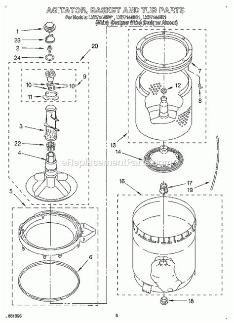 Parts Diagram Whirlpool Washing Machine