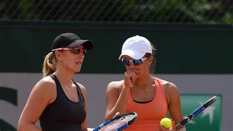 Anastasia (L) and Arina Rodionova have won a late call up to the ...