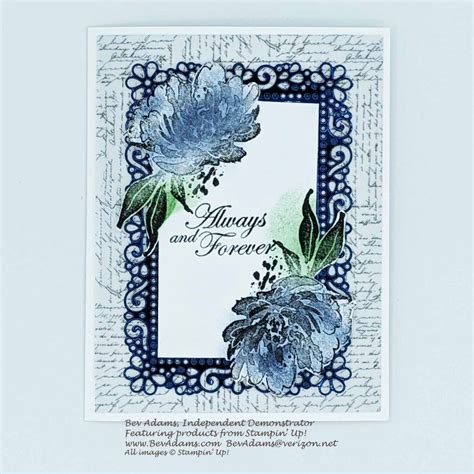 Flowing Flowers Wedding Bev Adams Independent Stampin Up Demonstrator