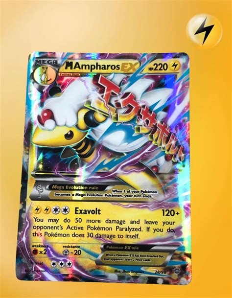 M Ampharos Ex 2898 Ancient Origins Tcg Coleccionistas