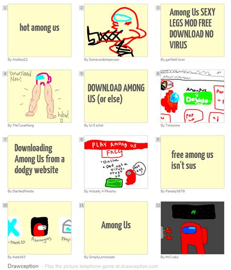 Hot Among Us Drawception