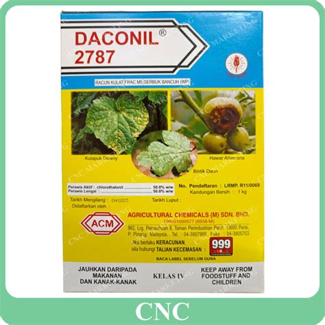 1KG Daconil 2787 ACM Chlorothalonil 50 Racun Kulat Sistemik Systemic