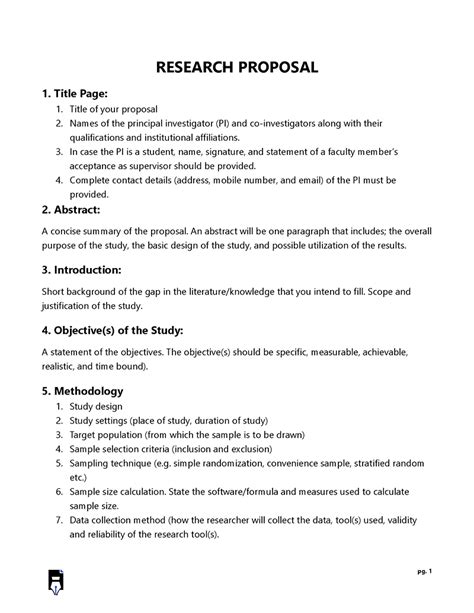 Research Proposal Templates Writing Guide And Examples