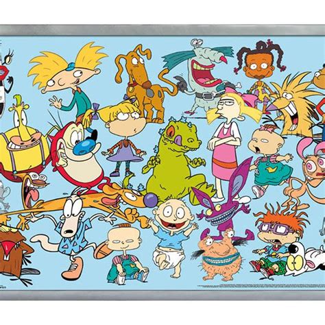 Nickelodeon Characters - Contemporary - Kids Wall Decor - by Trends ...