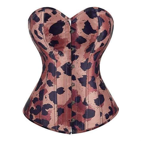 Corset Sexy pour femmes Bustier surbuste imprimé zèbre Graffiti couleur assortie Lingerie