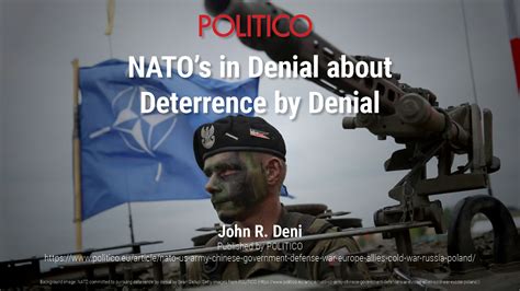 NATO’s in Denial about Deterrence by Denial > US Army War College ...