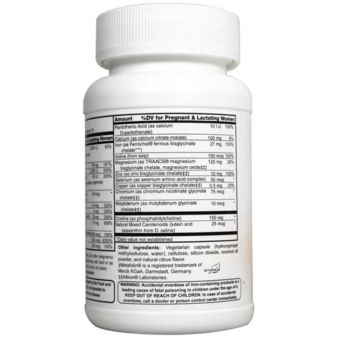 DrFormulas Prenatal Vitamins with DHA, Folate/Folic Acid/Methyfolate a