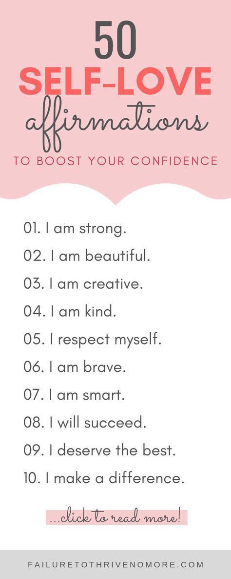 50 Self Love Affirmations Free Printables Pdf Workbook Included