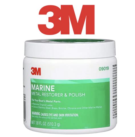 3m 9019 Marine Metal Restorer And Polish น้ำยาขัดเงาเหล็ก แสตนเลส