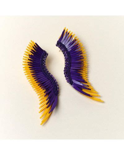 Purple Mignonne Gavigan Earrings And Ear Cuffs For Women Lyst