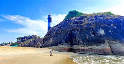 kapu beach   beautiful light house