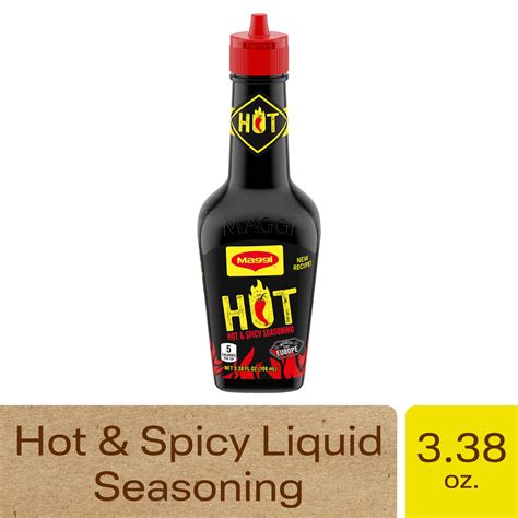 Maggi Hot Spicy Liquid Seasoning 3 38 Oz Walmart