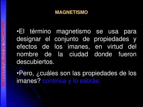 Ppt El Magnetismo Powerpoint Presentation Free Download Id830298