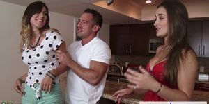 Naughty America Hot Lesbians Dani Daniels And Rilynn Rae Sharing A Big Prick Vivian Vista