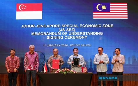 Js Sez Js Sez Agreement To Be Finalised Between The Malaysian And