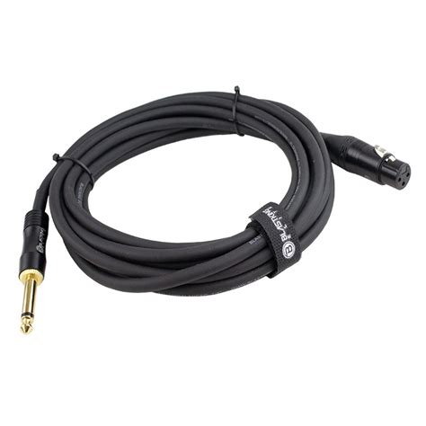 Cable De Pies Xlr Hembra A Plug Mono Baiz Electr Nica