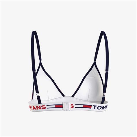 Tommy Jeans Triangle Fixed Rp Kad N Mavi Bikini St Kadin Mayo