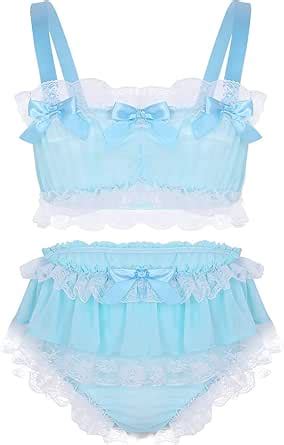 Agoky Herren Dessous Sets Dessous Bikini Unterw Sche Aus Bustier Bh Top R Schen H Schen Briefs