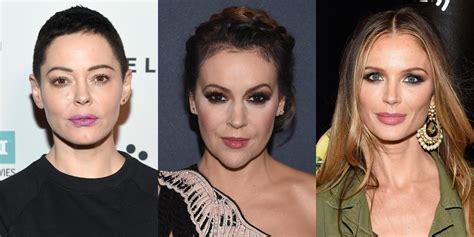 Rose Mcgowan Slams Alyssa Milano For Supporting Harvey Weinsteins Wife